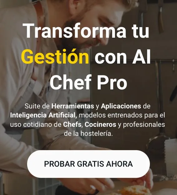 AI Chef Pro - Inteligencia Artificial Aplicada a la Gastronomía