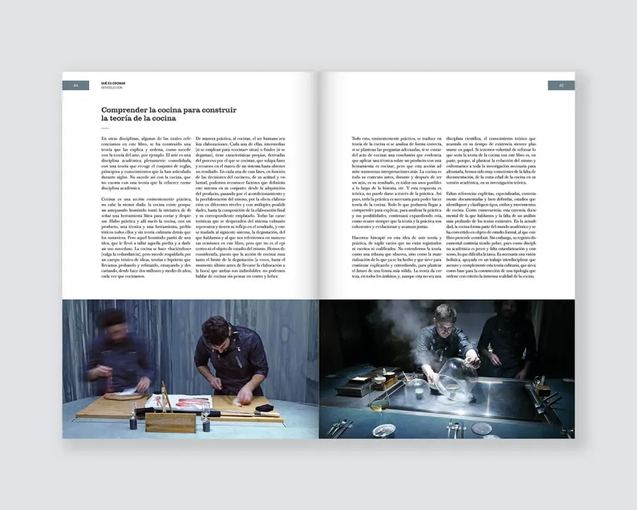 Páginas del libro Qué es Cocinar de la Bullipedia