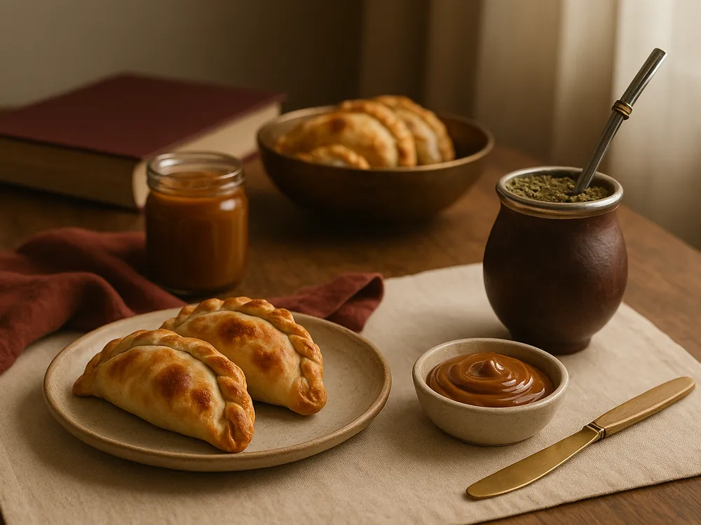 Mesa argentina de 65 recetas: empanadas, dulce de leche y mate, la obra de Bartolini Cesar