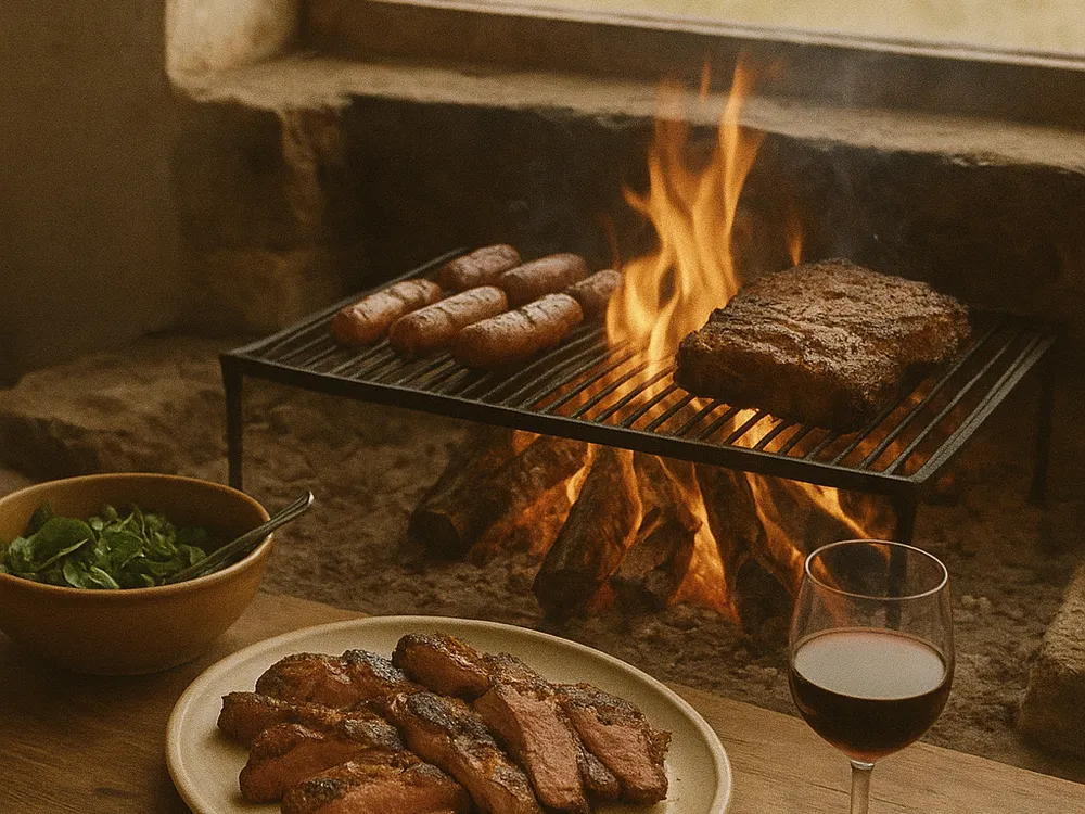 El libro del asado argentino: guía de fuegos y sabores