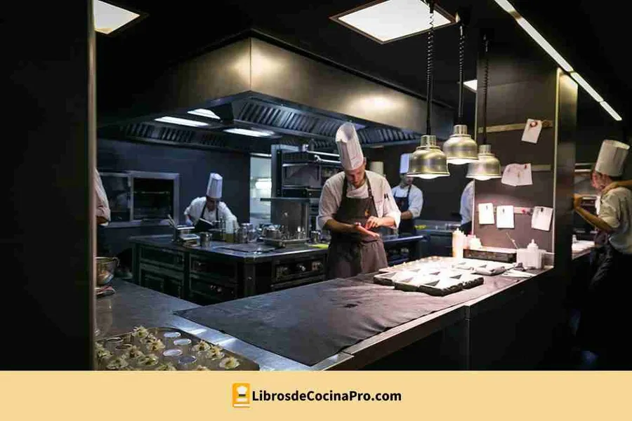 La cocina de El Celler de Can Roca con el equipo trabajando en pleno servicio