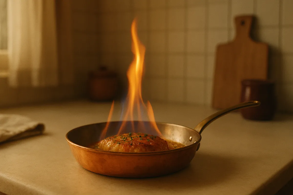 Flambear: qué es, cómo se hace y qué aporta al plato