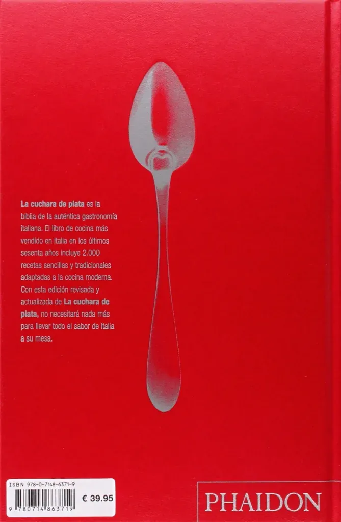 contraportada del libro la cuchara de plato phaidon