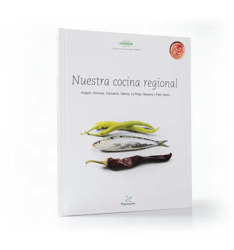 Portada de Nuestra Cocina Regional. Aragón, Asturias, Cantabria, Galicia, La Rioja, Navarra y Paí­s V