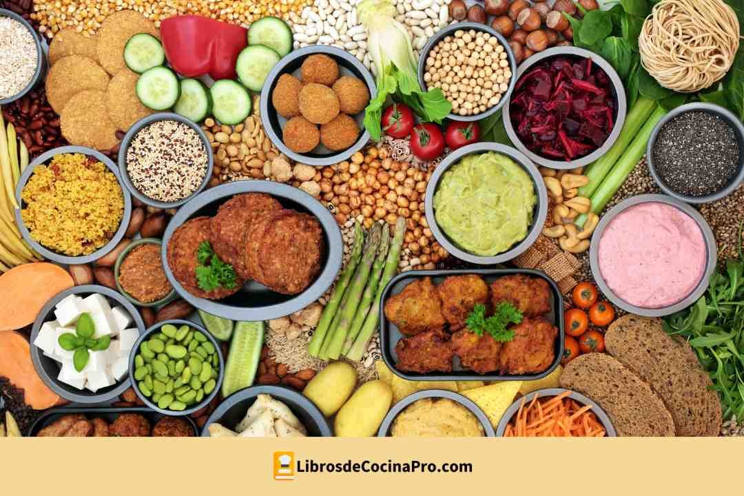 Foto de ingredientes de cocina vegana